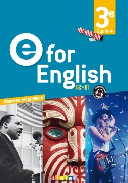 E FOR ENGLISH 3E (ED. 2017) - LIVRE