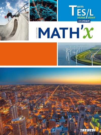 MATH´X TLE ES - L AVEC SPECIALITE ES - LIVRE