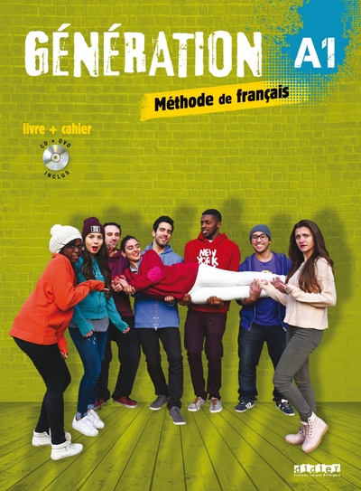 GENERATION 1 NIV.A1 - LIVRE + CAHIER + CD MP3 + DVD