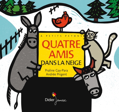 QUATRE AMIS DANS LA NEIGE