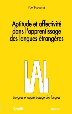 APTITUDES ET AFFECTIVITE DANS L´APPRENTISSAGE DES LANGUES ETRANGERES