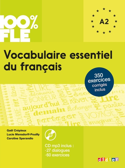 VOCABULAIRE ESSENTIEL DU FRANCAIS NIV. A2  - LIVRE + CD