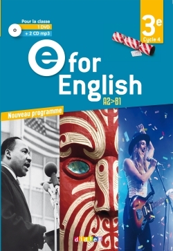 E FOR ENGLISH 3E (ED. 2017) - COFFRET CLASSE 2 CD AUDIO + 1 DVD
