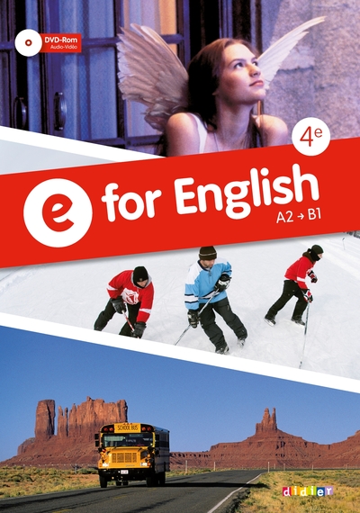 E FOR ENGLISH 4E - MANUEL + DVD-ROM