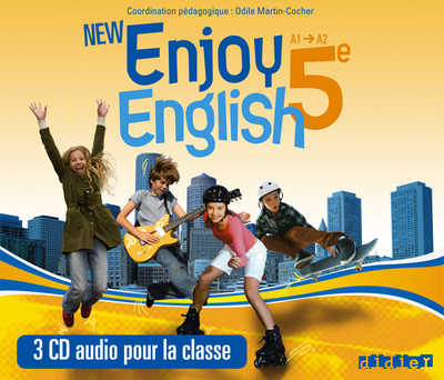 NEW ENJOY ENGLISH 5E - COFFRET CD AUDIO CLASSE