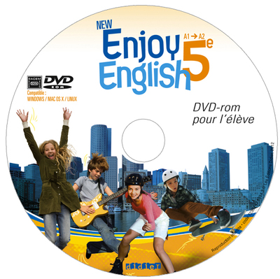 NEW ENJOY ENGLISH 5E - DVD ROM ELEVE DE REMPLACEMENT
