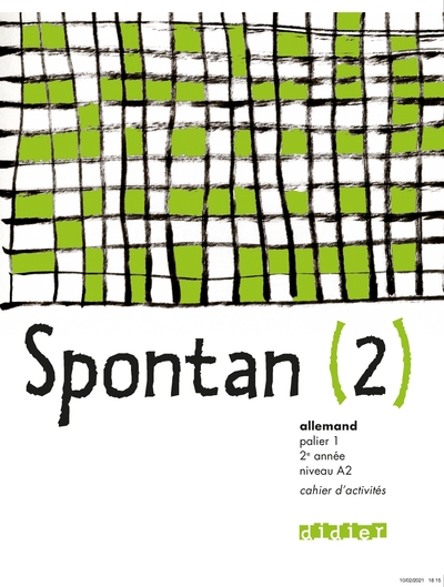 SPONTAN PALIER 1, 2E ANNEE LV1 LV2 CAHIER