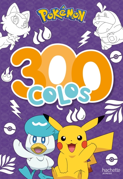 POKEMON - 300 COLOS - LIVRE DE COLORIAGES