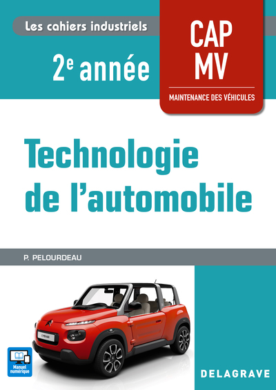 TECHNOLOGIE AUTOMOBILE CAP MAINTENANCE VEHICULES 2E ANNEE 2018 POCHETTE ELEVE
