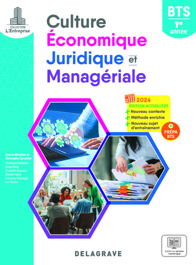 L´ENTREPRISE CULTURE ECONOMIQUE, JURIDIQUE ET MANAGERIALE (CEJM) 1RE ANNEE BTS (2024) - POCHETTE ELE