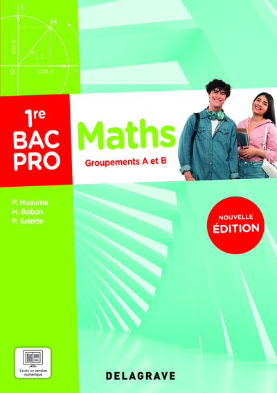 MATHEMATIQUES - GROUPEMENT A ET B - 1RE BAC PRO (2025) - POCHETTE ELEVE
