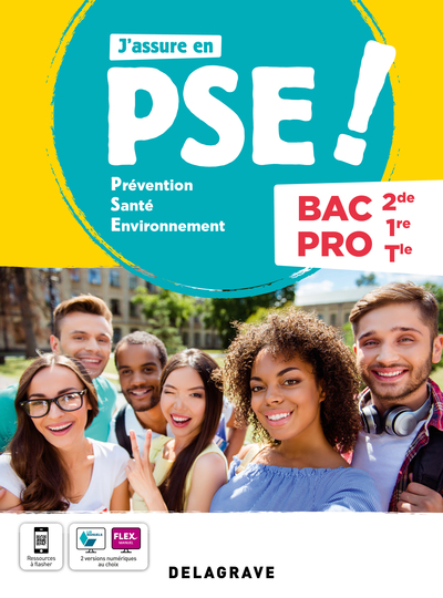 J´ASSURE EN PREVENTION SANTE ENVIRONNEMENT (PSE) 2DE, 1RE, TLE BAC PRO (2022) - POCHETTE ELEVE