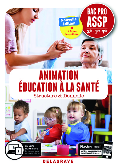 ANIMATION EDUCATION A LA SANTE 2DE 1RE TLE BAC PRO ASSP 2019 POCHETTE ELEVE