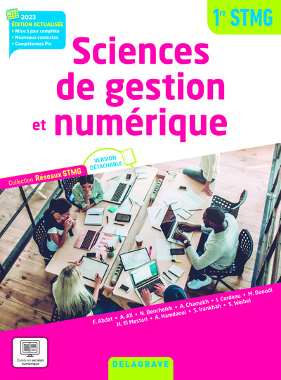 RESEAUX STMG - SCIENCES DE GESTION ET NUMERIQUE 1RE STMG (2023) - POCHETTE 