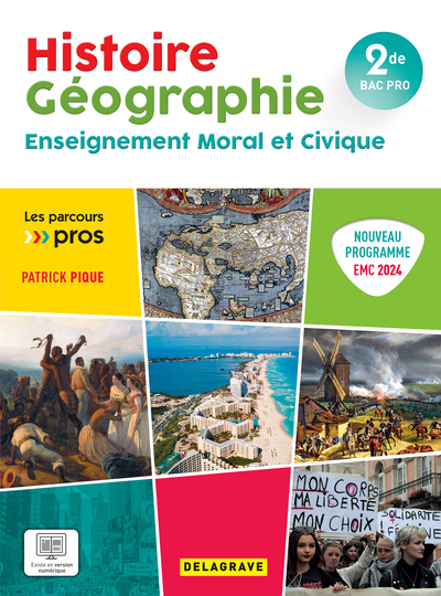 PARCOURS PROS HISTOIRE GEOGRAPHIE EMC 2DE BAC PRO (2024) - POCHETTE ELEVE