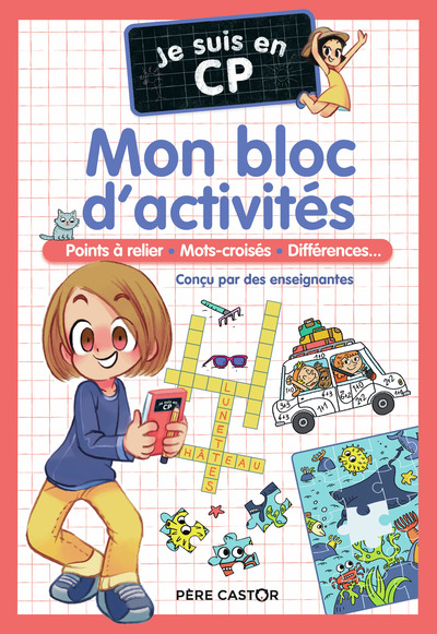 MON BLOC D´ ACTIVITES - POINTS A RELIER - MOTS CROISES - DIFFERENCES...
