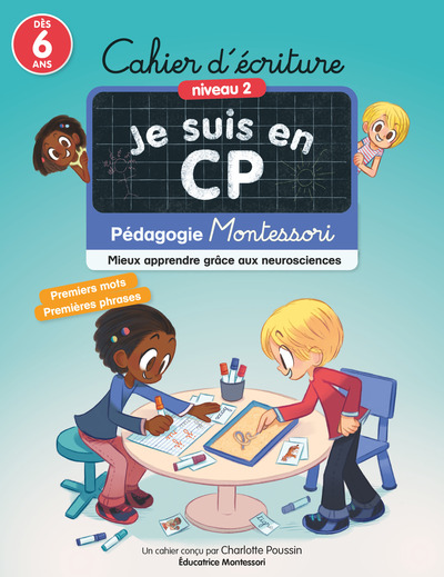 CAHIER D´ECRITURE NIVEAU 2 - PEDAGOGIE MONTESSORI - MIEUX APPRENDRE GRACE A