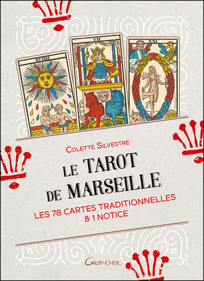 TAROT DE MARSEILLE - LES 78 CARTES TRADITIONNELLES & 1 NOTICE - COFFRET