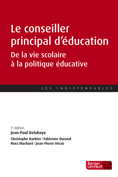 CONSEILLER PRINCIPAL D´EDUCATION 3E ED