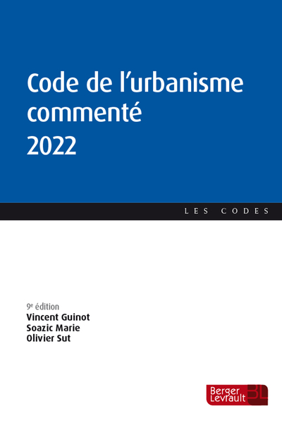 CODE DE L´URBANISME COMMENTE 2022 (9E ED.)