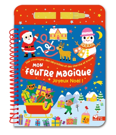 MON FEUTRE MAGIQUE JOYEUX NOEL ! - AVEC FEUTRE A RESERVOIR D´EAU