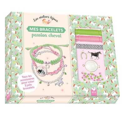 MES BRACELETS PASSION CHEVAL - COFFRET AVEC ACCESSOIRES