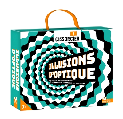 C´EST PAS SORCIER LES ILLUSIONS D´OPTIQUE - COFFRET AVEC ACCESSOIRES