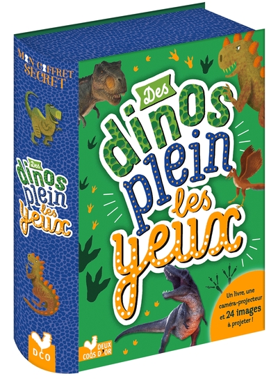 SECRETS DE DINOSAURES - COFFRET AVEC LAMPE