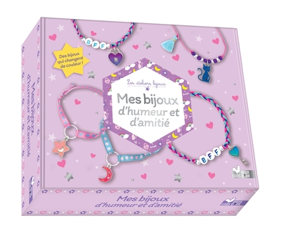 MES BIJOUX D´HUMEUR ET D´AMITIE - COFFRET AVEC ACCESSOIRES