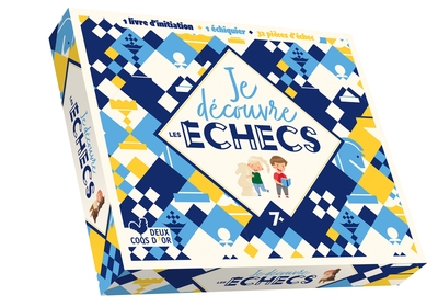 JE DECOUVRE LES ECHECS - COFFRET AVEC PLATEAU DE JEU ET METHODE D´APPRENTISSAGE