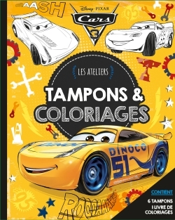 CARS 3 - LES ATELIERS DISNEY - COFFRET - TAMPONS ET COLORIAGES