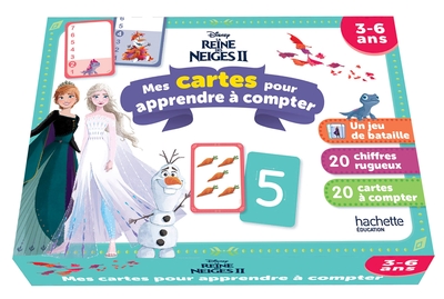 DISNEY - LA REINE DES NEIGES 2 - MES CARTES POUR APPRENDRE A COMPTER