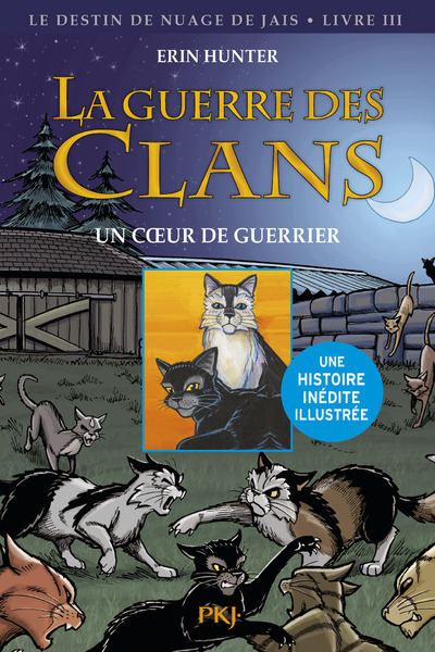GUERRE DES CLANS LE DESTIN DE NUAGE DE JAIS T03 UN COEUR DE GUERRIER -ILLUSTRE-