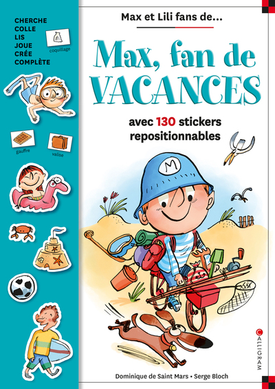 MAX FAN DES VACANCES - LIVRE STICKERS