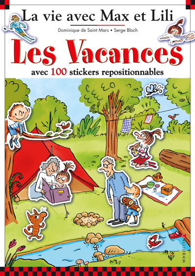 VACANCES AVEC MAX ET LILI ( LIVRE AVEC 100 STICKERS)