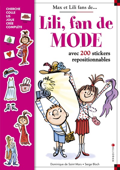 LILI FAN DE MODE - LIVRE STICKER