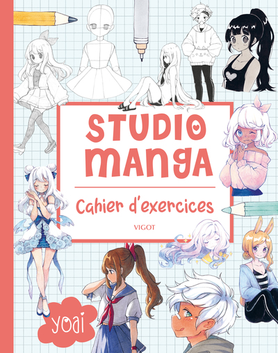 STUDIO MANGA : CAHIER D´EXERCICES - ILLUSTRATIONS, COULEUR