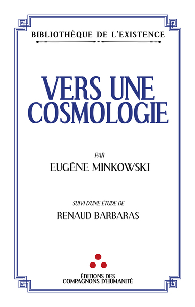 VERS UNE COSMOLOGIE