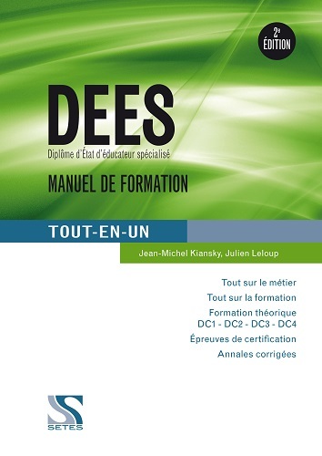 DEES  MANUEL DE FORMATION TOUT EN UN 2E EDITON