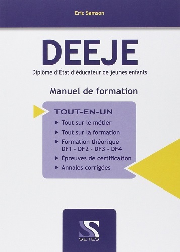 DEEJE DIPLOME D ETAT D EDUCATEUR DE JEUNES ENFANTS
