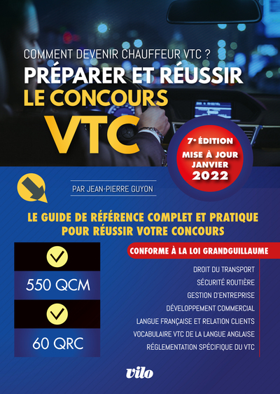 PREPARER ET REUSSIR LE CONCOURS VTC - 2022