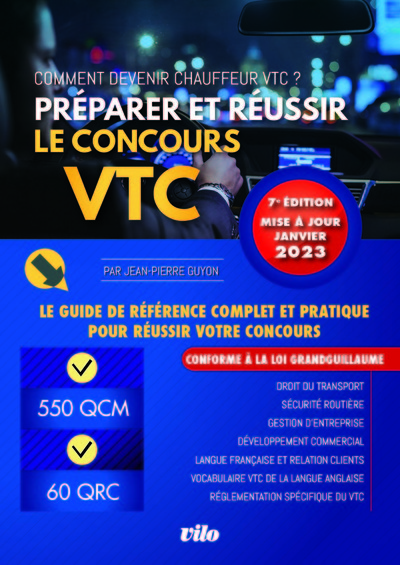 PRÉPARER ET RÉUSSIR LE CONCOURS VTC 2023