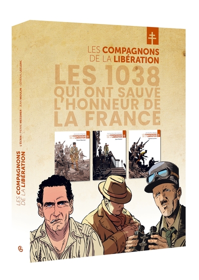 COMPAGNONS DE LA LIBERATION - COFFRET LECLERC/MESSMER/JEAN MOULIN