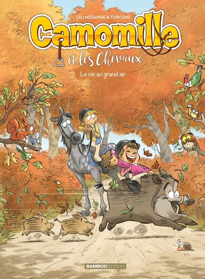 CAMOMILLE ET LES CHEVAUX - TOME 08 - LA VIE AU GRAND AIR