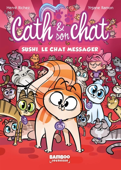 CATH ET SON CHAT - POCHE - TOME 02 - SUSHI, LE CHAT MESSAGER
