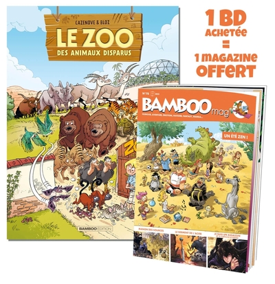 ZOO DES ANIMAUX DISPARUS - TOME 02 + BAMBOO MAG OFFERT