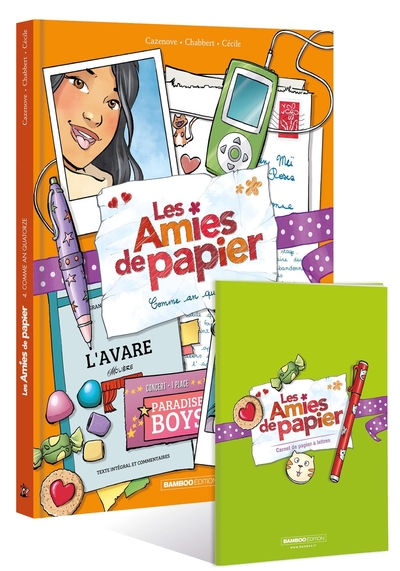AMIES DE PAPIER - TOME 04 + SET PAPETERIE - COMME AN QUATORZE