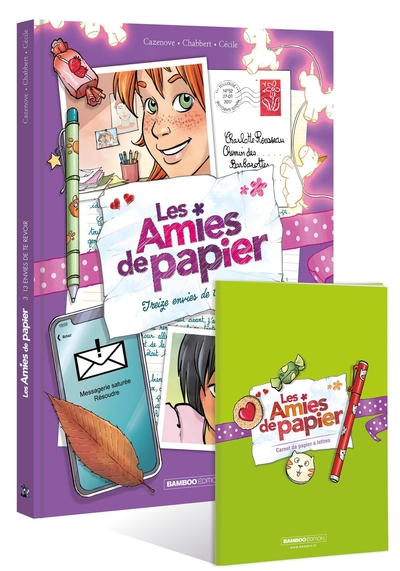 AMIES DE PAPIER - TOME 03 + SET PAPETERIE - TREIZE ENVIES DE TE REVOIR