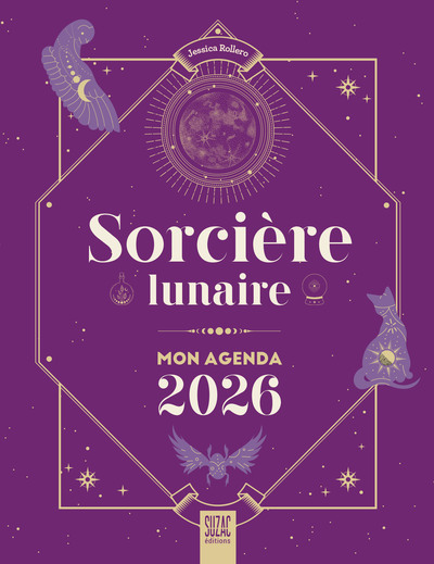MON AGENDA 2026 SORCIERE LUNAIRE