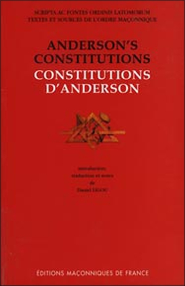 CONSTITUTIONS D´ANDERSON
